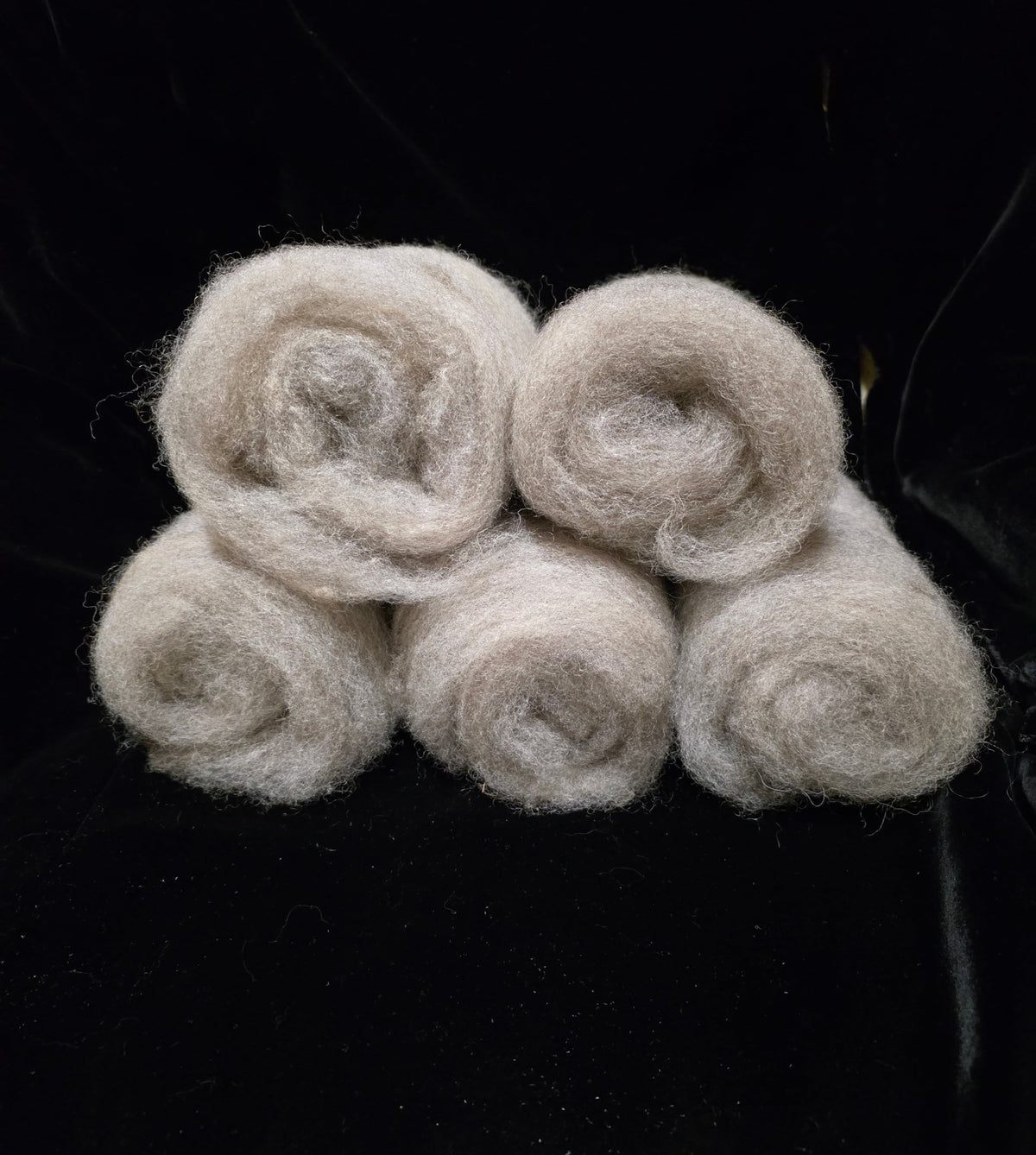 Natural Wool Carded Batts for Spinning and Felting