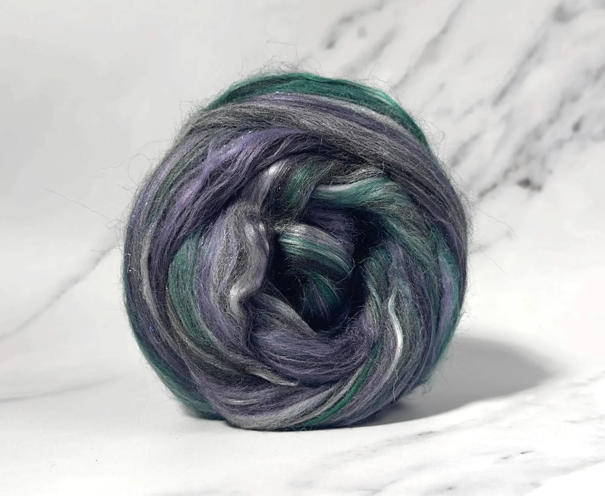 Enchanted Forest - Bamboo, Corriedale & Stellina Combed Top