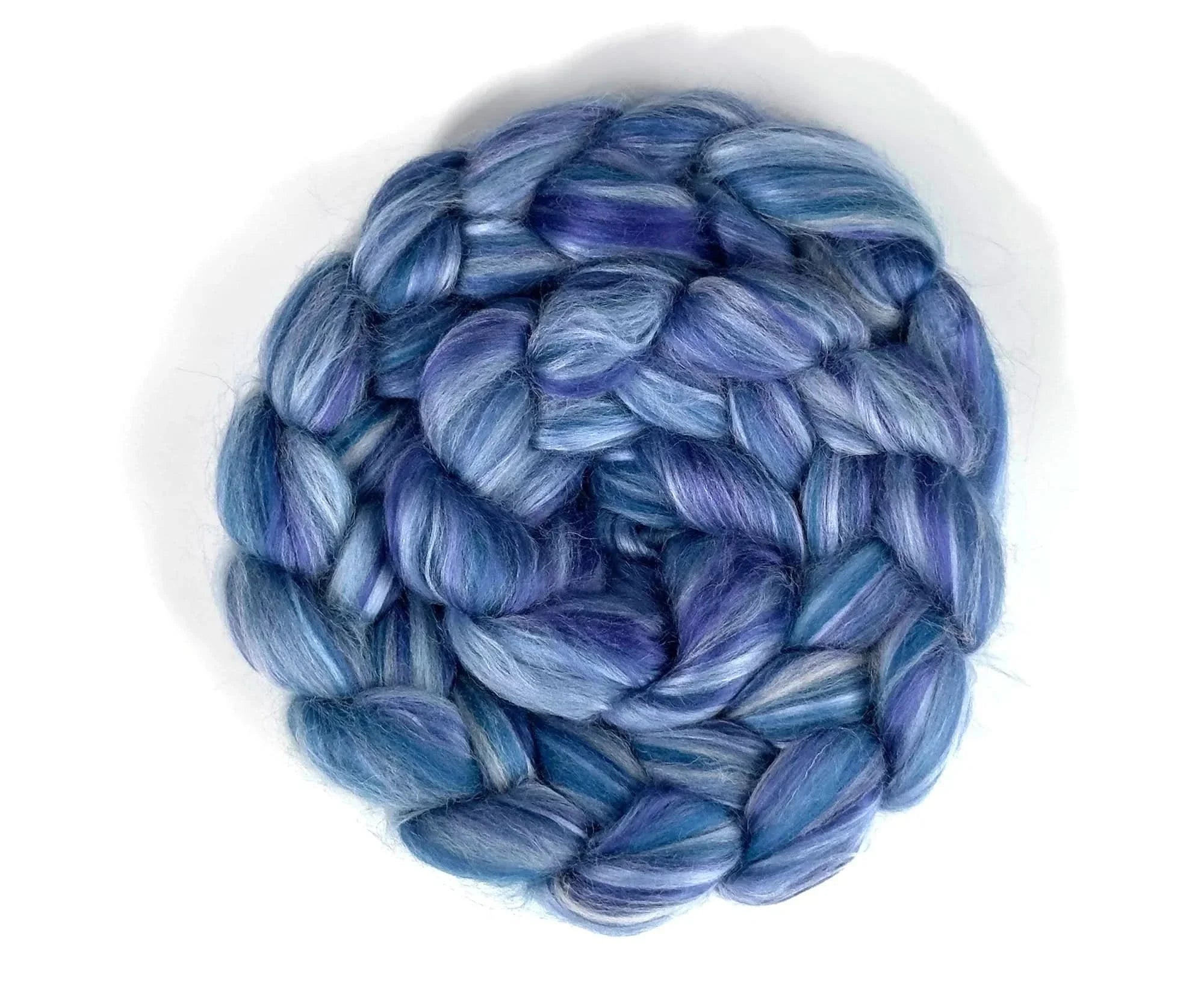 Glaciar Blue - BFL & Bamboo Fiber Combed Top