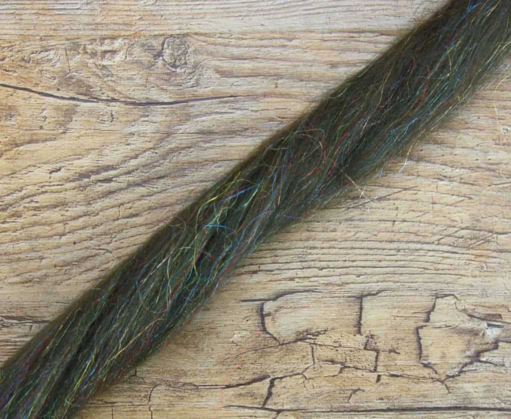 Glitzy Moss - Merino & Nylon Combed Top
