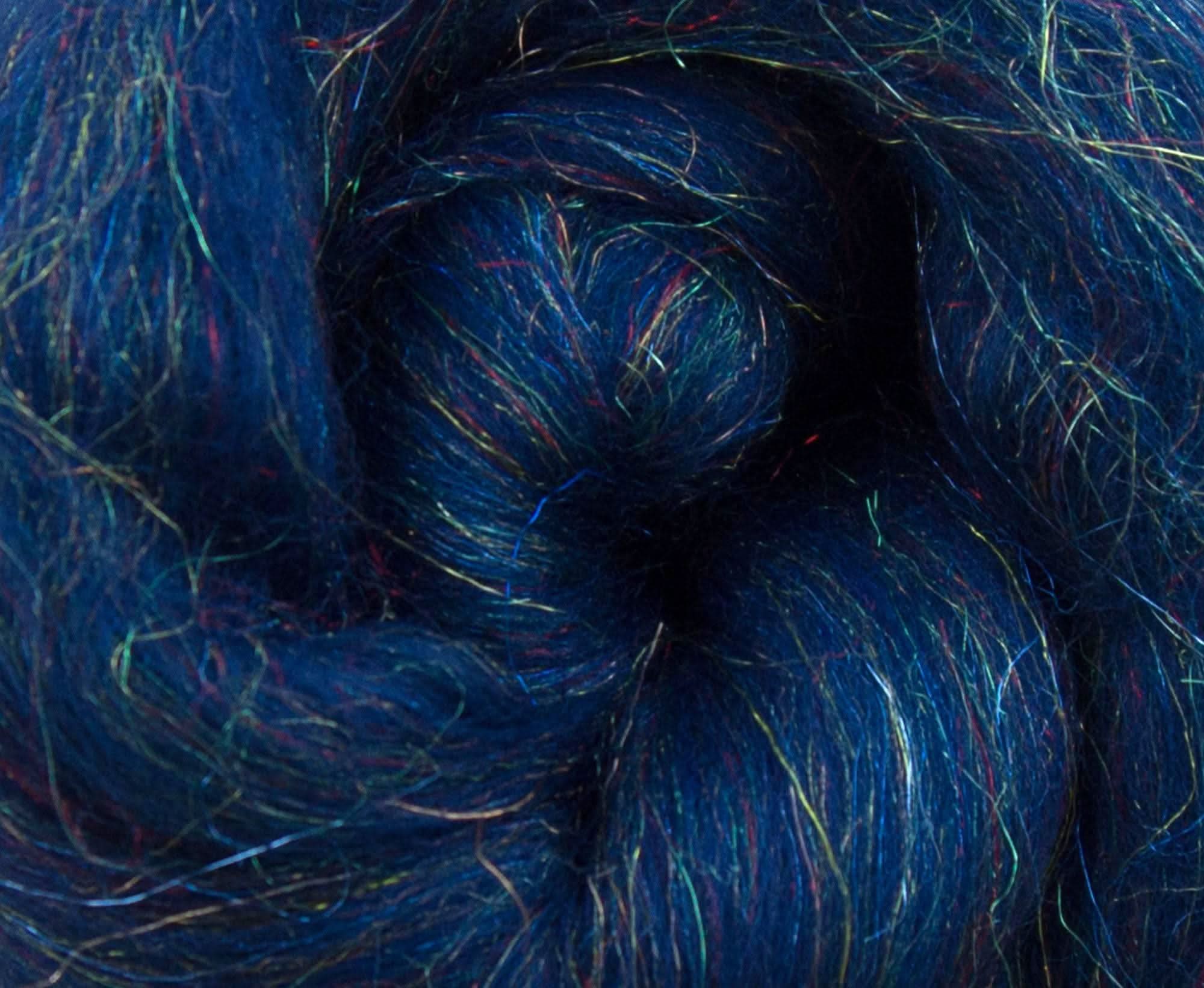 Glitzy Ocean - Merino & Nylon Combed Top